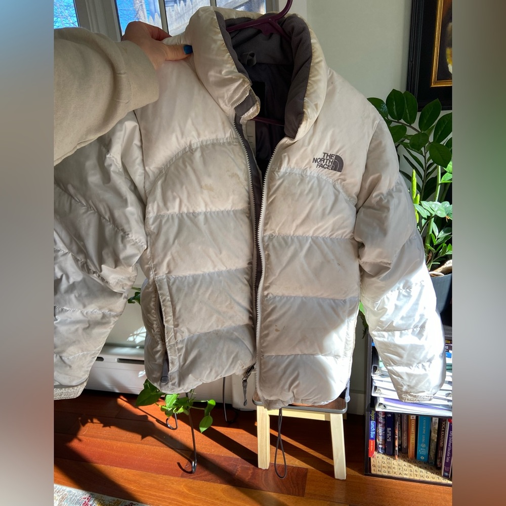 North Face coat (stained)